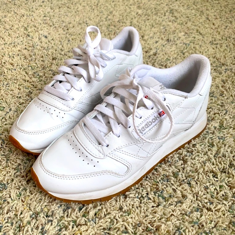 White Reebok Classics